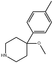 Piperidine, 4-methoxy-4-(4-methylphenyl)- (9CI) Struktur