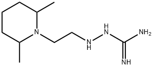 Hydrazinecarboximidamide, 2-[2-(2,6-dimethyl-1-piperidinyl)ethyl]- (9CI) Struktur