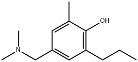 Phenol, 4-[(dimethylamino)methyl]-2-methyl-6-propyl- (9CI) Struktur