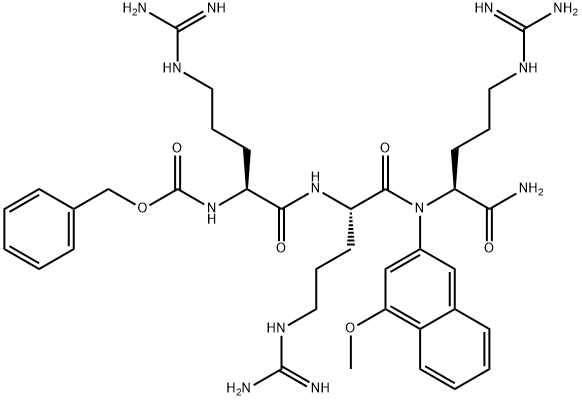 Z-ARG-ARG-ARG-4M-BETANA ACETATE SALT Struktur