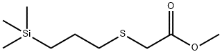 [[3-(Trimethylsilyl)propyl]thio]acetic acid methyl ester Struktur