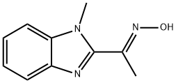 Ethanone, 1-(1-methyl-1H-benzimidazol-2-yl)-, oxime, (E)- (9CI) Struktur