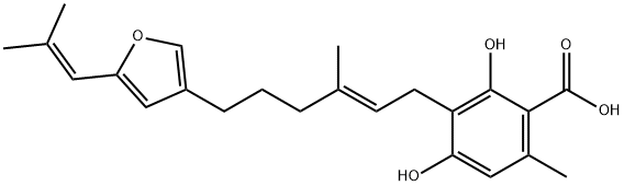 cristatic acid Struktur