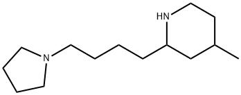 Piperidine, 4-methyl-2-[4-(1-pyrrolidinyl)butyl]- (9CI) Struktur