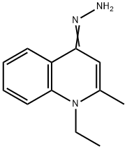 4(1H)-Quinolinone,1-ethyl-2-methyl-,hydrazone(9CI) Struktur