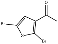 3-Acetyl-2,5-dibromothiophene Struktur