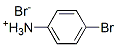 4-bromoanilinium bromide Struktur