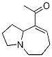 1-(2,3,5,6,7,9a-hexahydro-1H-pyrrolo[1,2-a]azepin-9-yl)-Ethanone Struktur