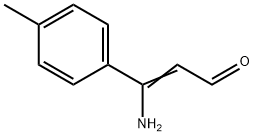 2-Propenal,  3-amino-3-(4-methylphenyl)- Struktur