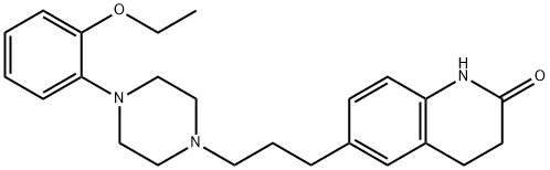 2(1H)-Quinolinone, 3,4-dihydro-6-(3-(4-(2-ethoxyphenyl)-1-piperazinyl) propyl)- Struktur