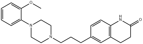 2(1H)-Quinolinone, 3,4-dihydro-6-(3-(4-(2-methoxyphenyl)-1-piperazinyl )propyl)- Struktur