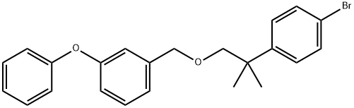 3-Phenoxybenzyl 2-(4-bromophenyl)-2-methylpropyl ether Struktur