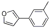 3-(3-Methylphenyl)furan Struktur