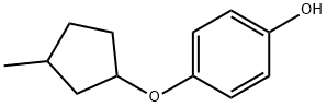 Phenol, 4-[(3-methylcyclopentyl)oxy]- (9CI) Struktur