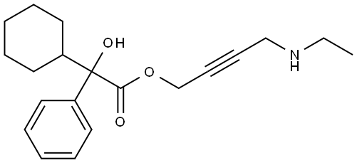 DESETHYLOXYBUTYNIN, HYDROCHLORIDE Struktur