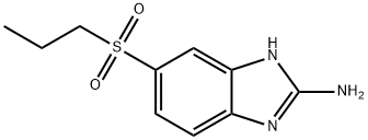 2-Amino-5-propylsulphonylbenzimidazole Struktur