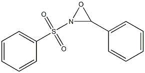 3-phenyl-2-(phenylsulfonyl)-1,2-oxaziridine Struktur