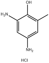 2 4-DIAMINO-6-METHYLPHENOL DIHYDROCHLOR& Struktur