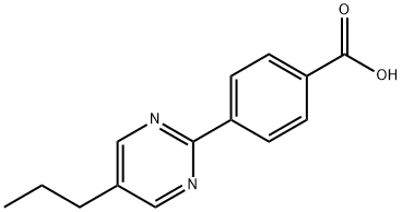 5-Propylpyrimidine-2-Yl-P-BenzoicAcid Struktur