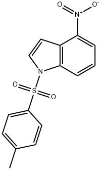 4-nitro-1-tosylindol Struktur