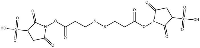 3,3'-Dithiobis(sulfosuccinimidylpropionate) Struktur