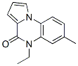 Pyrrolo[1,2-a]quinoxalin-4(5H)-one, 5-ethyl-7-methyl- (9CI) Struktur