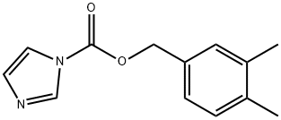 1H-Imidazole-1-carboxylicacid,(3,4-dimethylphenyl)methylester(9CI) Struktur