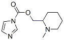 1H-Imidazole-1-carboxylicacid,(1-methyl-2-piperidinyl)methylester(9CI) Struktur