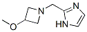 1H-Imidazole,  2-[(3-methoxy-1-azetidinyl)methyl]- Struktur