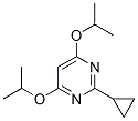 Pyrimidine, 2-cyclopropyl-4,6-bis(1-methylethoxy)- (9CI) Struktur