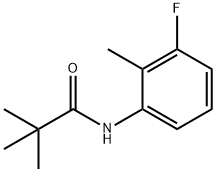 Propanamide, N-(3-fluoro-2-methylphenyl)-2,2-dimethyl- (9CI) Struktur