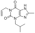 1-Allyl-3-isobutyl-8-methylxanthine Struktur