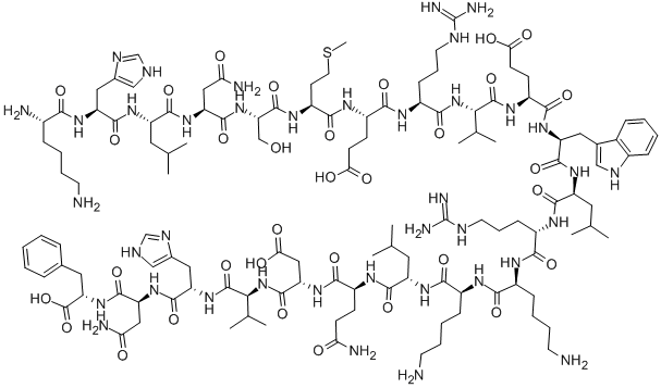 PTH (13-34) (HUMAN) Struktur