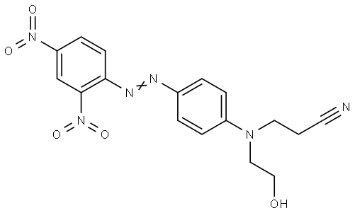 3-[[4-[(2,4-ジニトロフェニル)アゾ]フェニル](2-ヒドロキシエチル)アミノ]プロパンニトリル