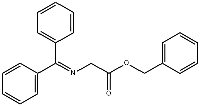 N-(DIPHENYLMETHYLENE)-GLYCINE, PHENYLMETHYL ESTER Structure