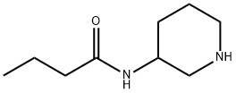 Butanamide,  N-3-piperidinyl- Struktur