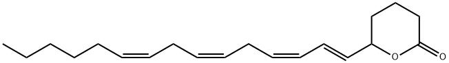 5-hydroxyeicosatetraenoic acid lactone Struktur