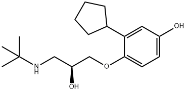 4-hydroxypenbutolol Struktur