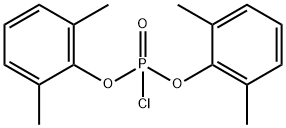 CHLOROPHOSPHORIC ACID BIS(2,6-DIMETHYLPHENYL) ESTER Struktur