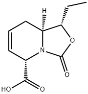 3H-Oxazolo[3,4-a]pyridine-5-carboxylicacid,1-ethyl-1,5,8,8a-tetrahydro-3-oxo-,(1S,5S,8aS)-(9CI) Struktur