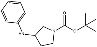 1-Boc-3-phenylamino-pyrrolidine Struktur