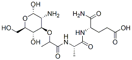 muramoyl-alanylisoglutamine Struktur