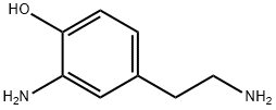 3-aminotyramine Struktur