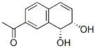 Ethanone, 1-[(7S,8R)-7,8-dihydro-7,8-dihydroxy-2-naphthalenyl]- (9CI) Struktur