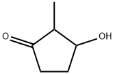 (2S,3S)-3-HYDROXY-2-METHYLCYCLOPENTANONE Struktur