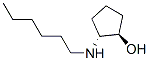 Cyclopentanol, 2-(hexylamino)-, trans- (9CI) Struktur