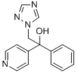 1-PHENYL-1-(4-PYRIDINYL)-2-(1H-1,2,4-TRIAZOL-1-YL)ETHANOL Struktur