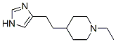 Piperidine, 1-ethyl-4-[2-(1H-imidazol-4-yl)ethyl]- (9CI) Struktur