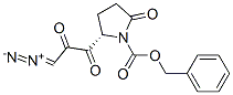 N-carbobenzoxypyroglutamyl diazomethyl ketone Struktur