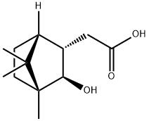 (-)-ISOBORNEOLACETIC ACID Struktur